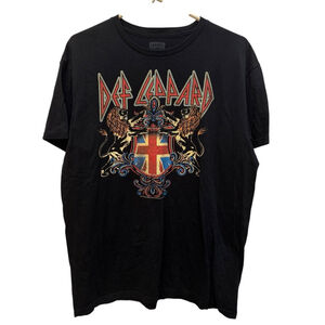 American Classics Def Leppard Graphic T-shirt Size L Black Men’s